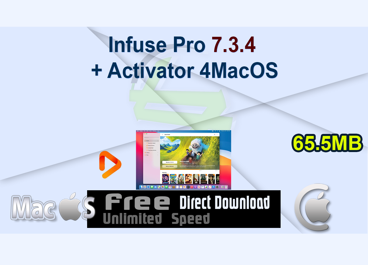 Infuse Pro 7.3.4 + Activator 4MacOS