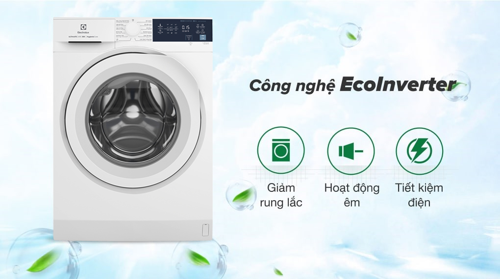 Máy giặt Electrolux Inverter 10 kg EWF1024M3SB - Động cơ - Công nghệ tiết kiệm điện