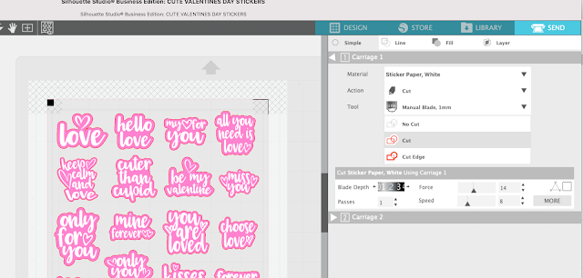 silhouette print and cut, print and cut, silhouette studio v4, print bleed, sticker paper