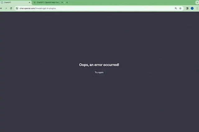 تم إصلاح خطأ Oops, an Error Occurred في ChatGPT