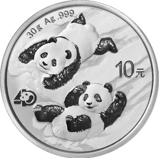 2022 China 30 gram Silver Panda BU