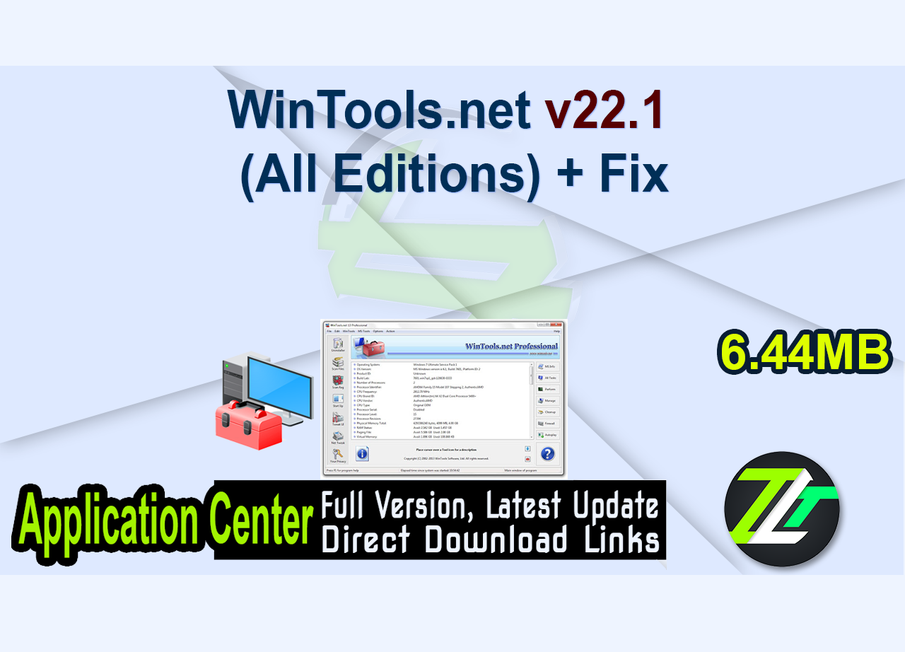 WinTools.net v22.1 (All Editions) + Fix