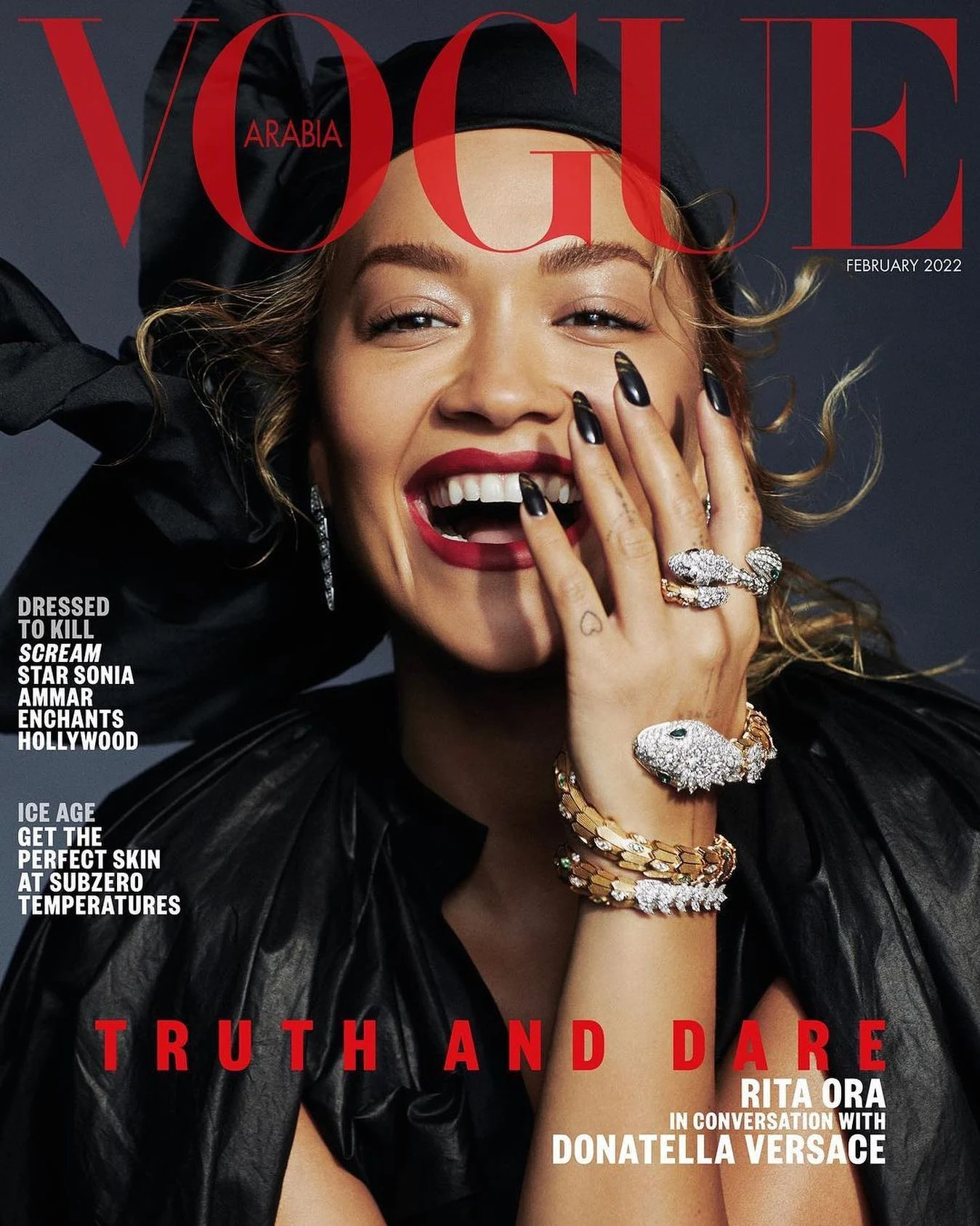 Rita Ora covers Vogue Arabia February 2022