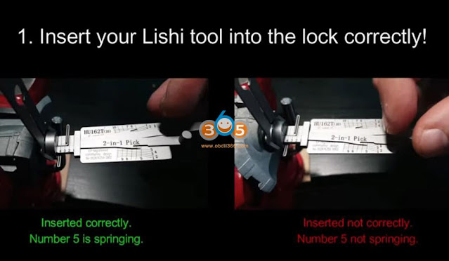 Decode HU162T 10 Cuts with Lishi 1