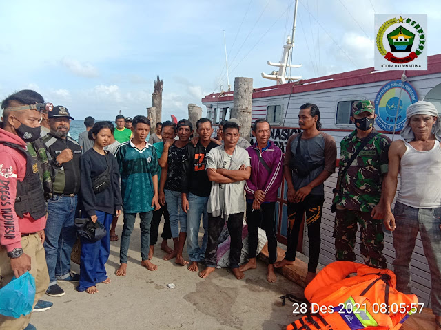 KM Lira 2 Tenggelam di Perairan Natuna, Seluruh Penumpang dan ABKnya Selamat