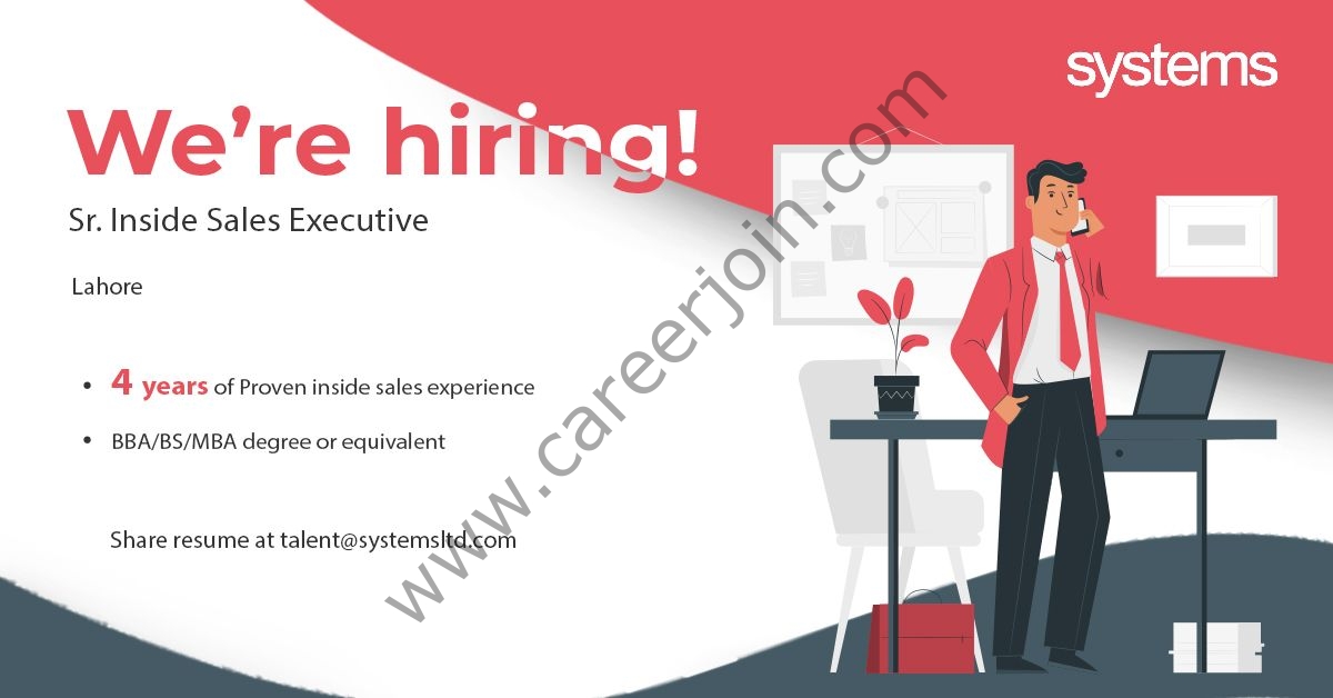 Systems Limited Jobs Sr Inside Sales Executive