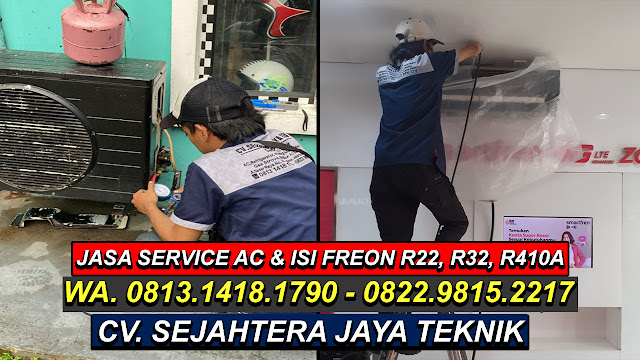 Jasa Service AC Terdekat di Jatibening WA. 0822.9815.2217 - 0813.1418.1790 - 0877.4009.4705, Pondok Gede, Bekasi - CV. Sejahtera Teknik