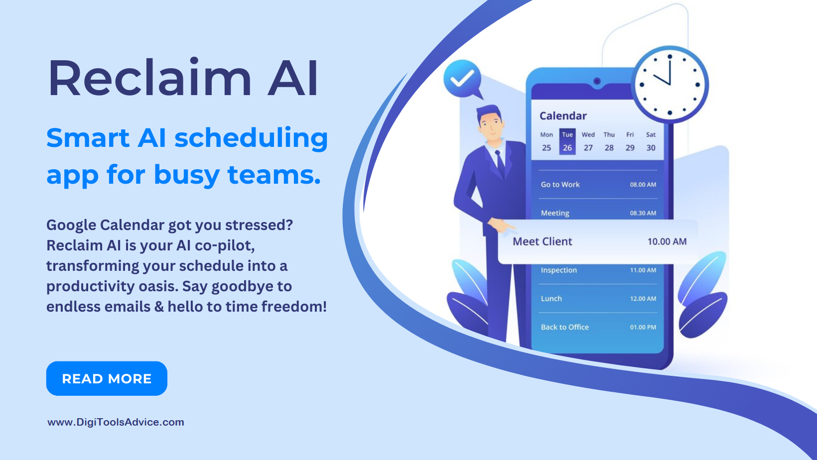 Reclaim AI: Smart AI Scheduling App for Busy Teams.