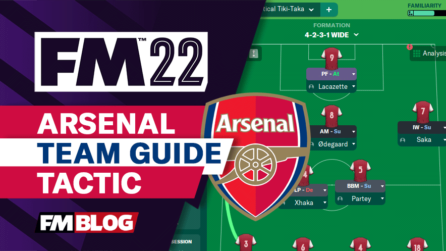 FM22 Arsenal 4-2-3-1 Tactic | Team Guide