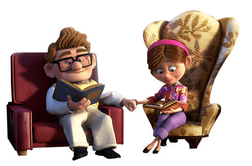 imagenes png de los personajes principales de up