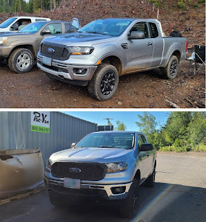 ford ranger air dam swap silver black