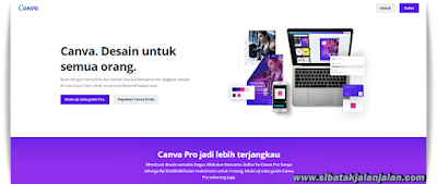 halaman depan canva . com