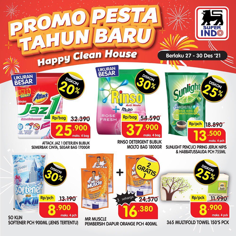 Kris Bee 8 Ribu, Teh Botol 14 Ribu di Katalog Promo Pesta Tahun Baru Periode 27 - 30 Des 2021