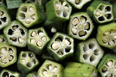 we have to pick out some okra.