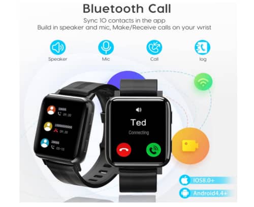 A-TGTGA F30 2022 Smartwatch for Android Phones iPhones with Call