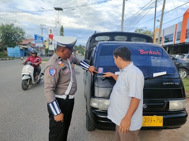 Satlantas Polres Pidie Gelar Operasi Zebra Seulawah 2024, Baru 5 Hari 600 Pengendara Melanggar
