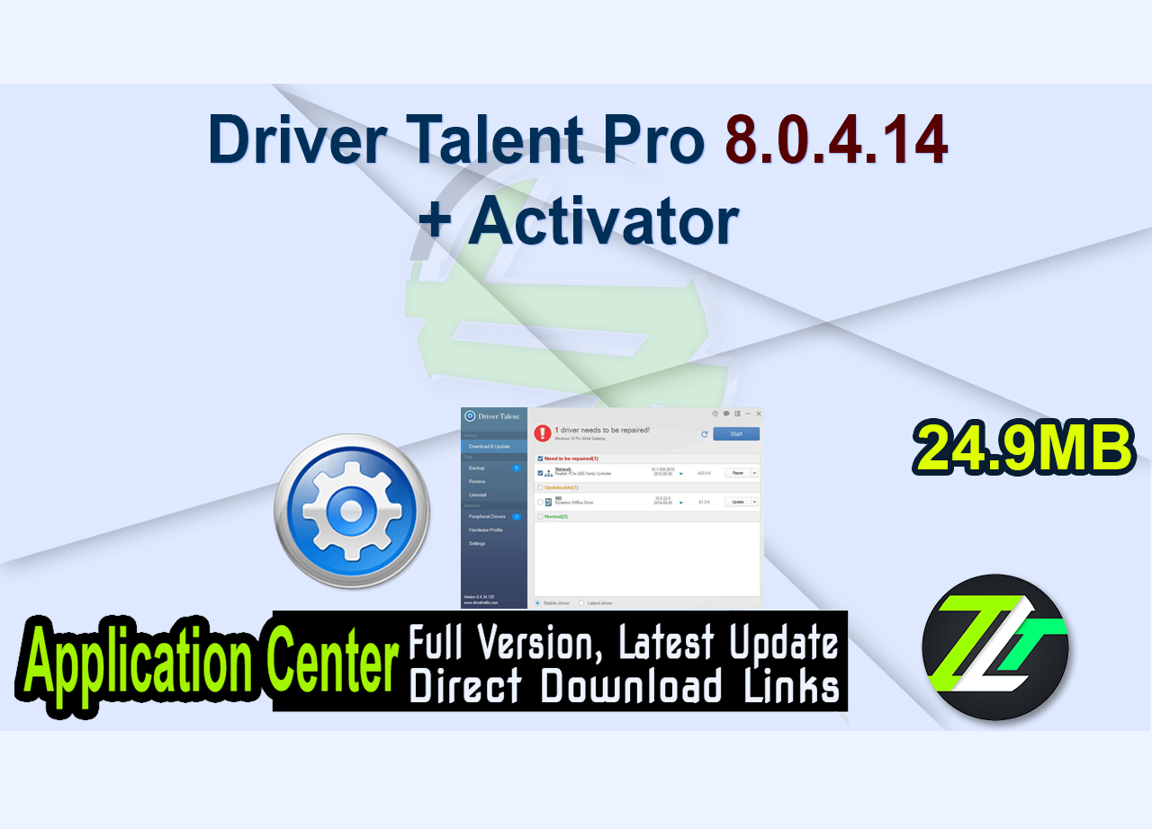 Driver Talent Pro 8.0.4.14 + Activator
