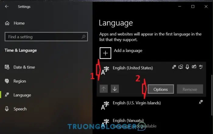 Cách xóa Vietnamese Keyboard trên Windows 10 thành công 100%