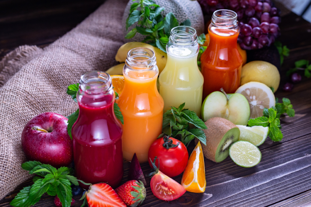 Drinking vegetable juice helps to lose weight