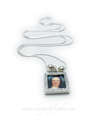 Picture Frame Charm Necklace