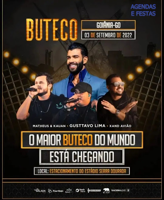 BUTECO GOIÂNIA - GO 2022 DIA 03 DE SETEMBRO | Agendas e Festas Clube