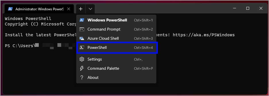 21-Open-Latest-PowerShell-Version-in-Windows-Terminal