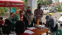 Maksimalkan Vaksin, Polsek  Warunggunung Polres Lebak dan Forkopincam Melaksanakan Vaksin Secara Massal di Kantor Kecamatan Warunggunung