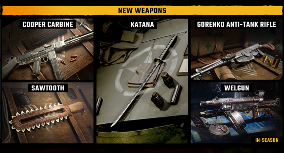 These are the 5 new weapons from Season 1