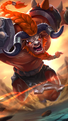 minotaur mobile legends wallpaper hd