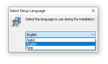 Select Setup Language