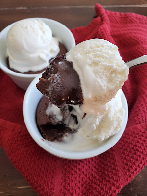 Chocolate Melting Cake for Two