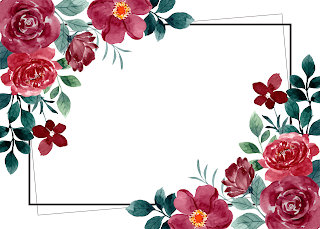 Frame: Floral Frame With Watercolor Pastel