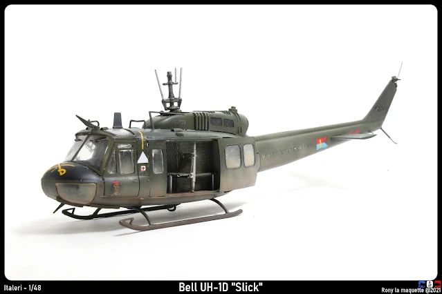 Bell UH-1D d'Italeri au1/48.