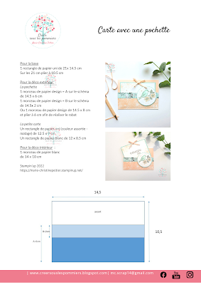 Tuto imprimable carte avec pochette