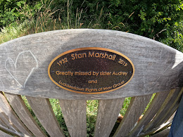 MEMORIAL BENCH AT LUDDESDOWN