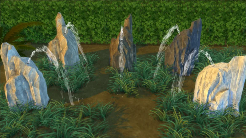 The Sims 4 Fountains