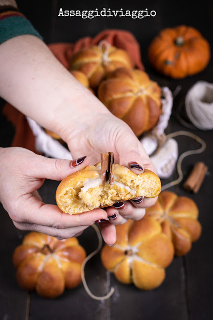 Brioches alla zucca e cannella