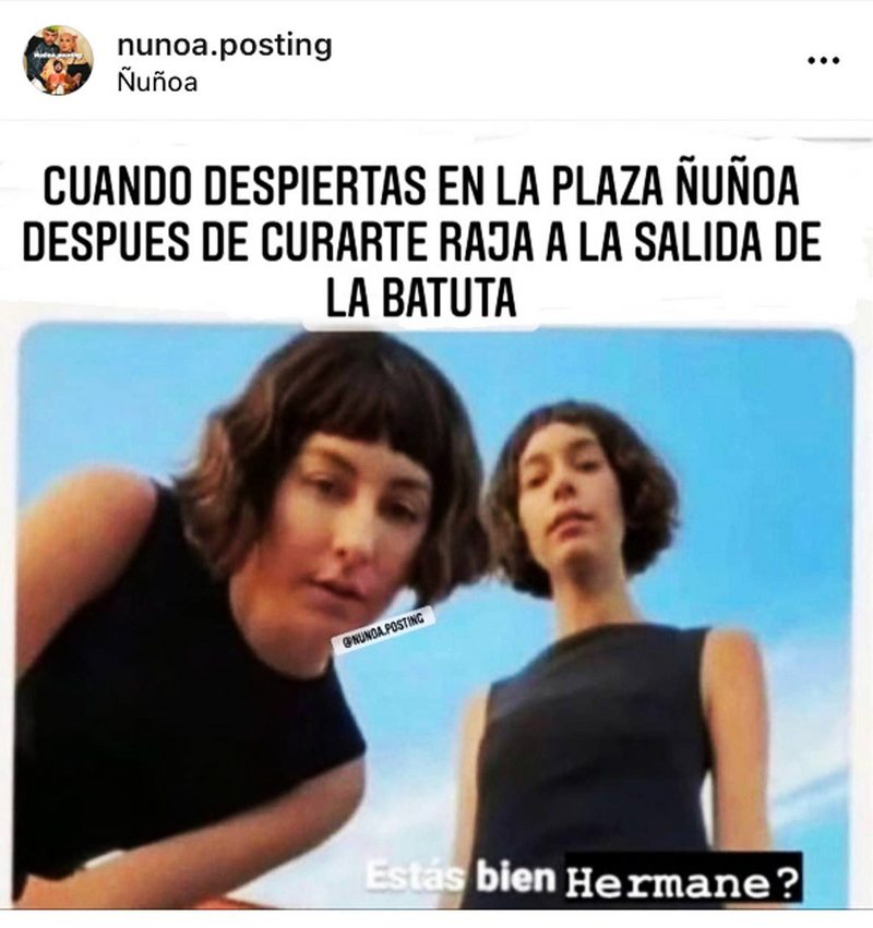 memes vecinos de Ñuñoa