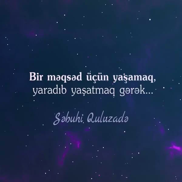 meqsed haqqinda aforizmler,mövzular,Məqsədlər,meqsede aid sozler,meqsedle bagli aforizmler,məqsəd haqqında yaşamaq səbuhi quluzadə