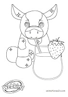 Rosy Satin Cow Webkinz coloring pages