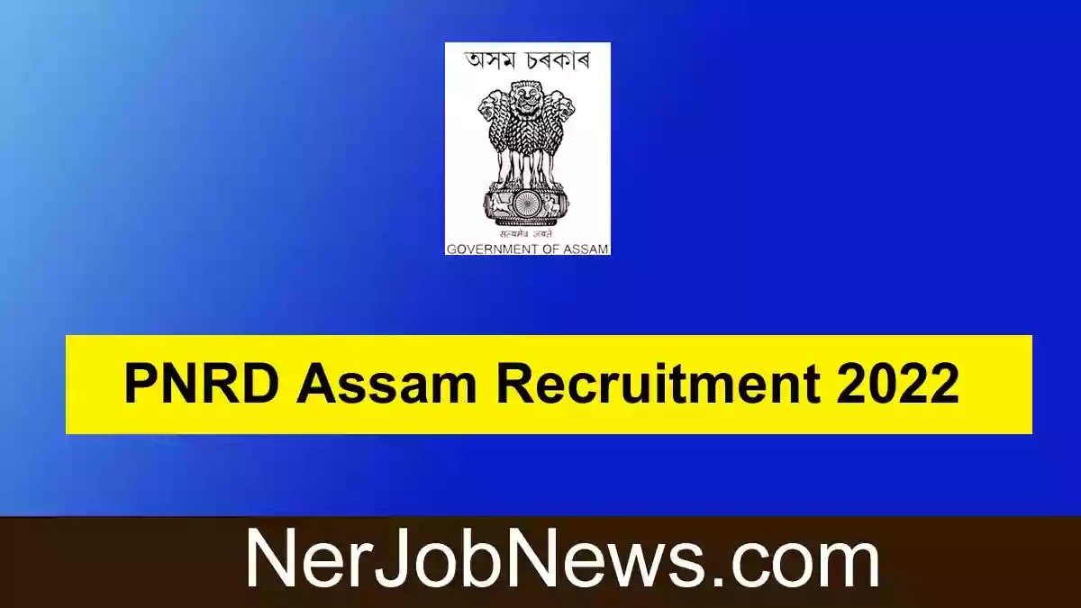 PNRD Assam Recruitment 2022 – 6 Management Professional Vacancy, Online Apply