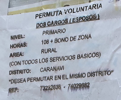 Permuta voluntaria esposos