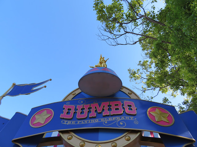 Dumbo The Flying Elephant Ride Entrance Sign Fantasyland Disneyland