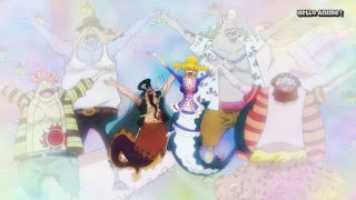 ワンピースアニメ WCI編 858話 人魚 シャーロット・プラリネ Charlotte Praline | ONE PIECE ホールケーキアイランド編