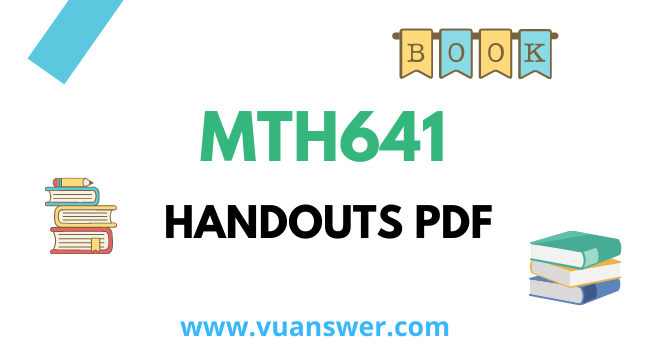 MTH641 Functional Analysis PDF