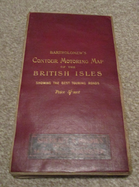 Bartholomew's Contour Motoring Map of the British Isles