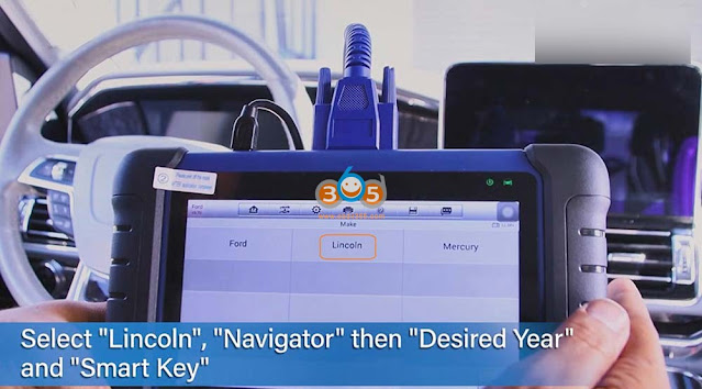 Add 2021 Lincoln Navigator Smart Key by Autel IM508 4