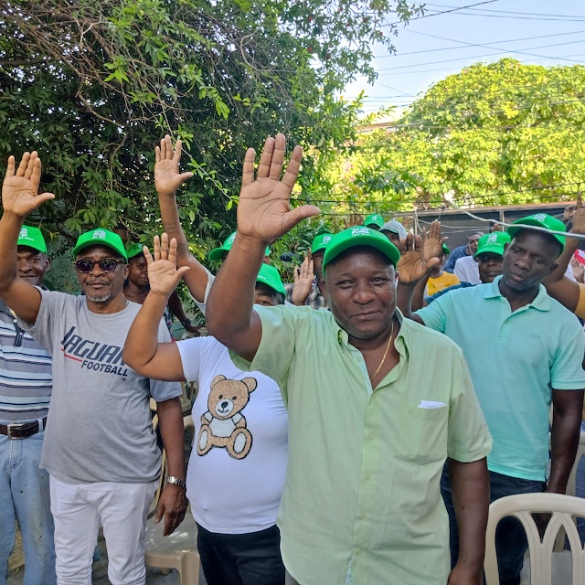 Dirigente del PLD en Villa Central, Ariel Pérez  se juramenta en la Fuerza del Pueblo 