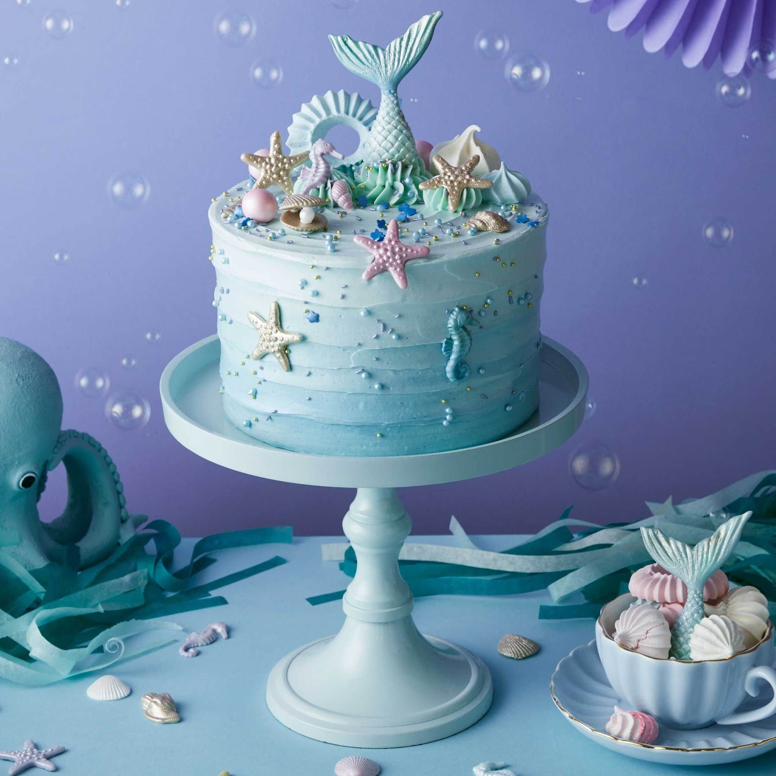 mermaid birthday cakes