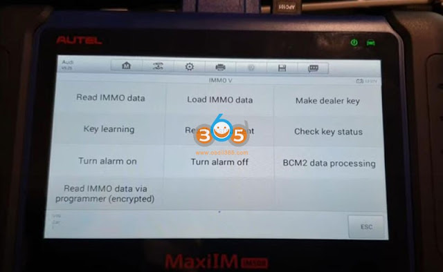 Read Audi BCM2 Encrypted IMMO Data with Autel IM508 IM608 4